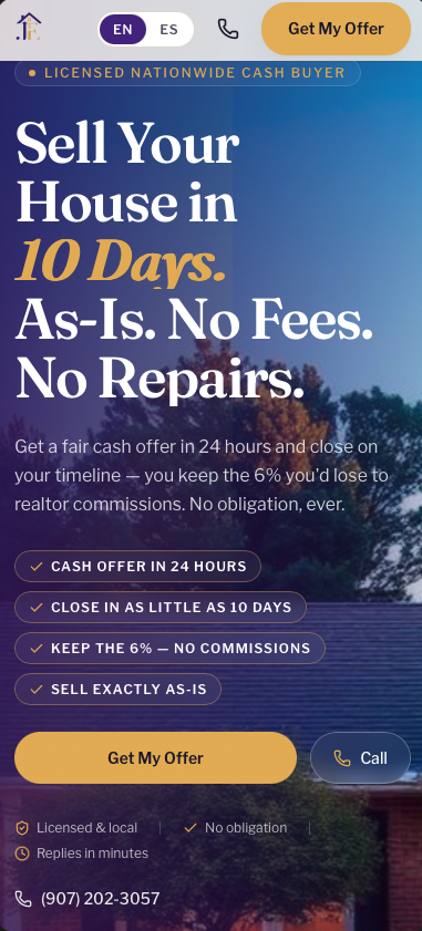 JE House Offers mobile website